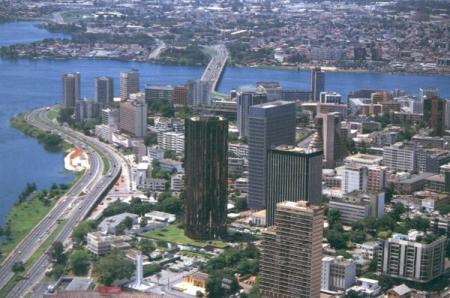 ABIDJAN VU DU CIEL